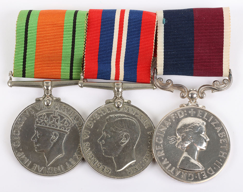 #50 – EIIR Royal Air Force Long Service Medal Group of Three