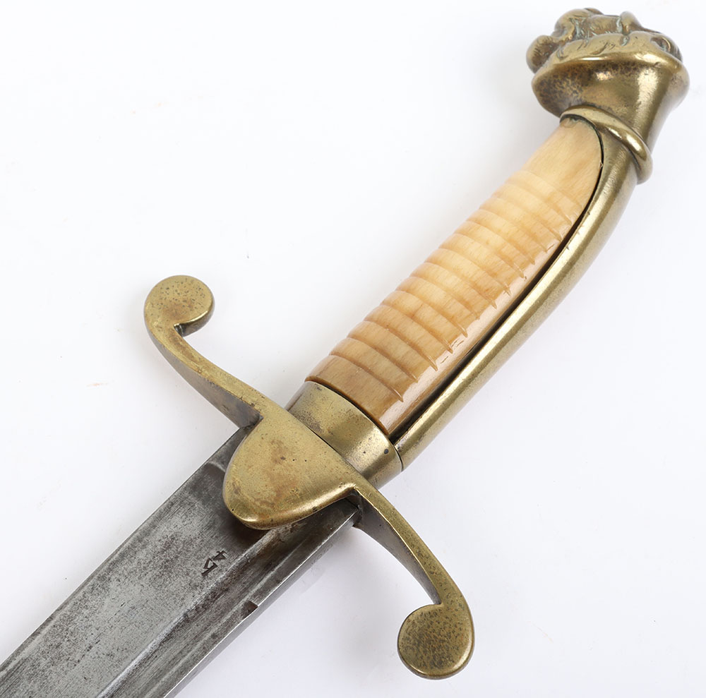 #522 – Early 19th Century Naval Fighting Dirk by Mole of Birmingham