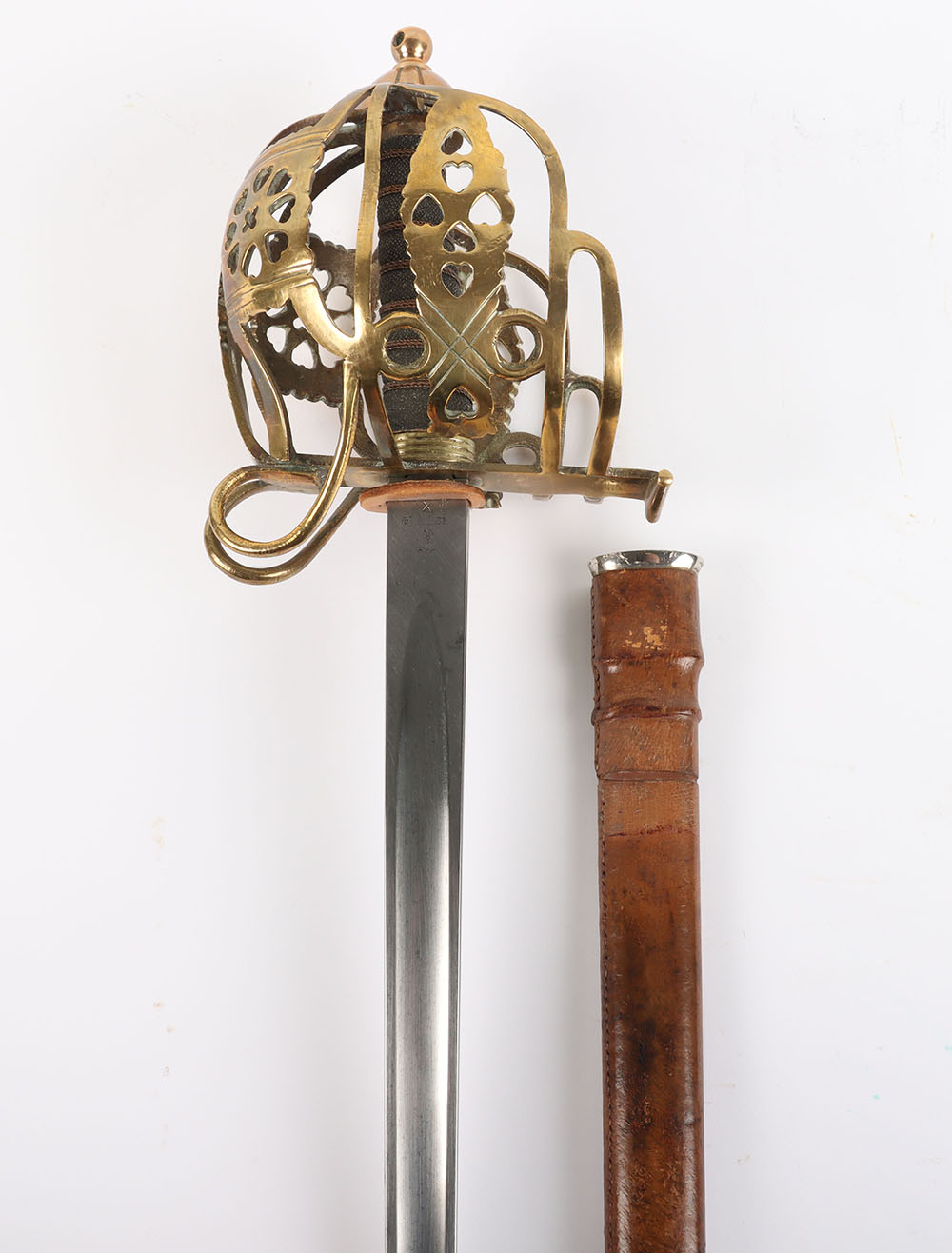 #529 – Scottish N.C.O’s Basket Hilt Backsword Post 1912