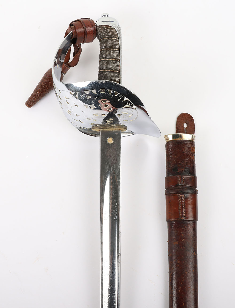 #542 – British Model 1897 Royal Engineers Officers Sword