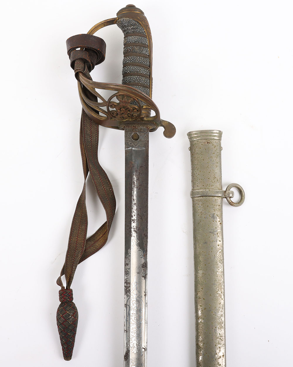 #544 – British 1845 Pattern Officers Sword of the 20th (Artists) Middlesex Rifle Volunteers