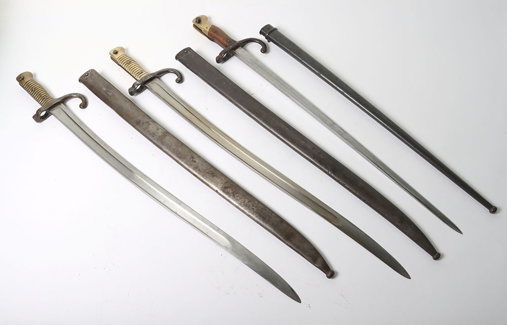 #568 – 3x French Bayonets