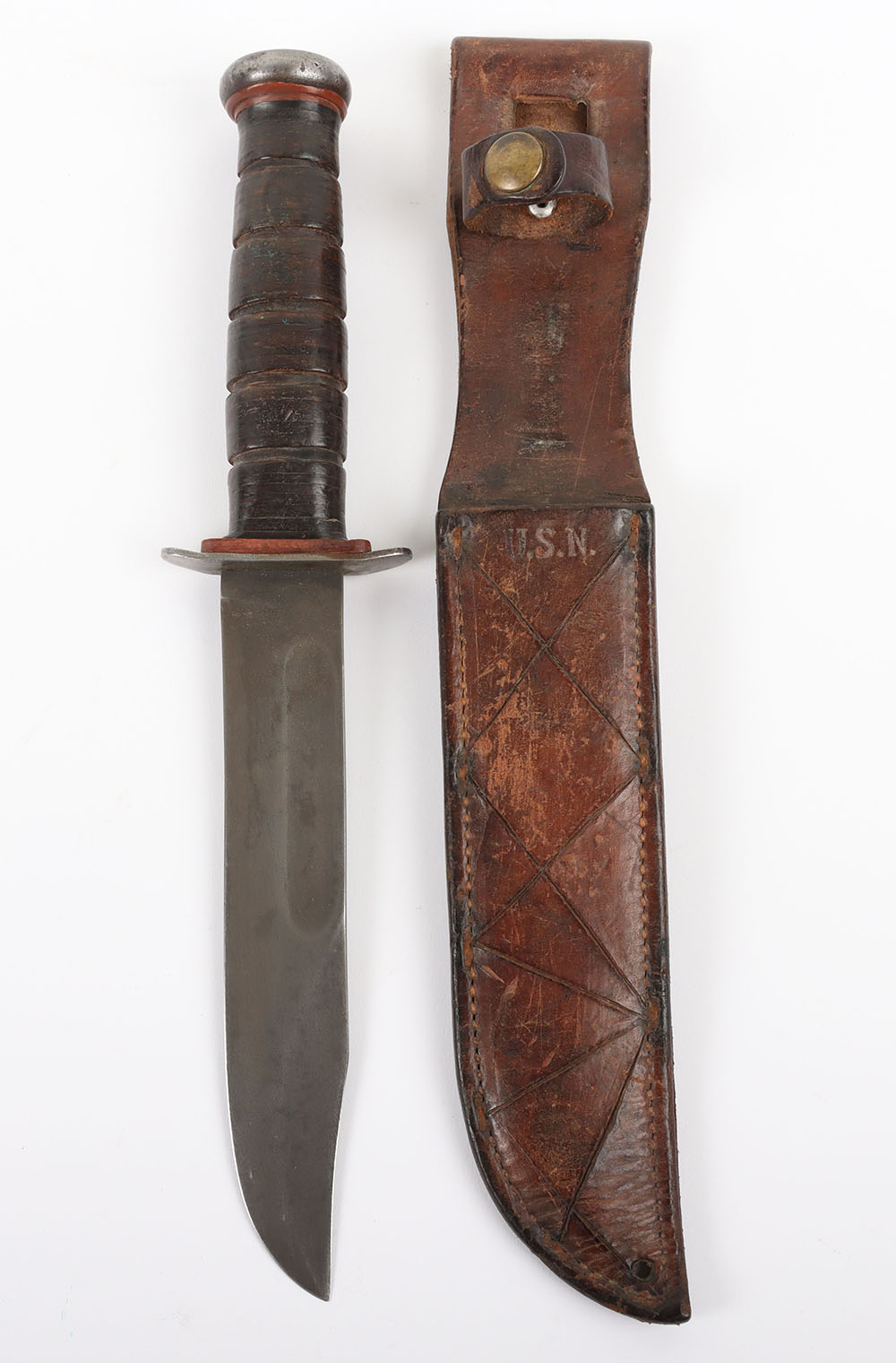 #575 – WW2 US Marine Corps (U.S.M.C) Ka-Bar Fighting Knife