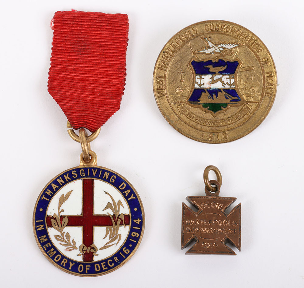 #60 – An Unusaual Collection of Commemorative Medalions Relating to the Coastal Town of Hartlepool During the Great War