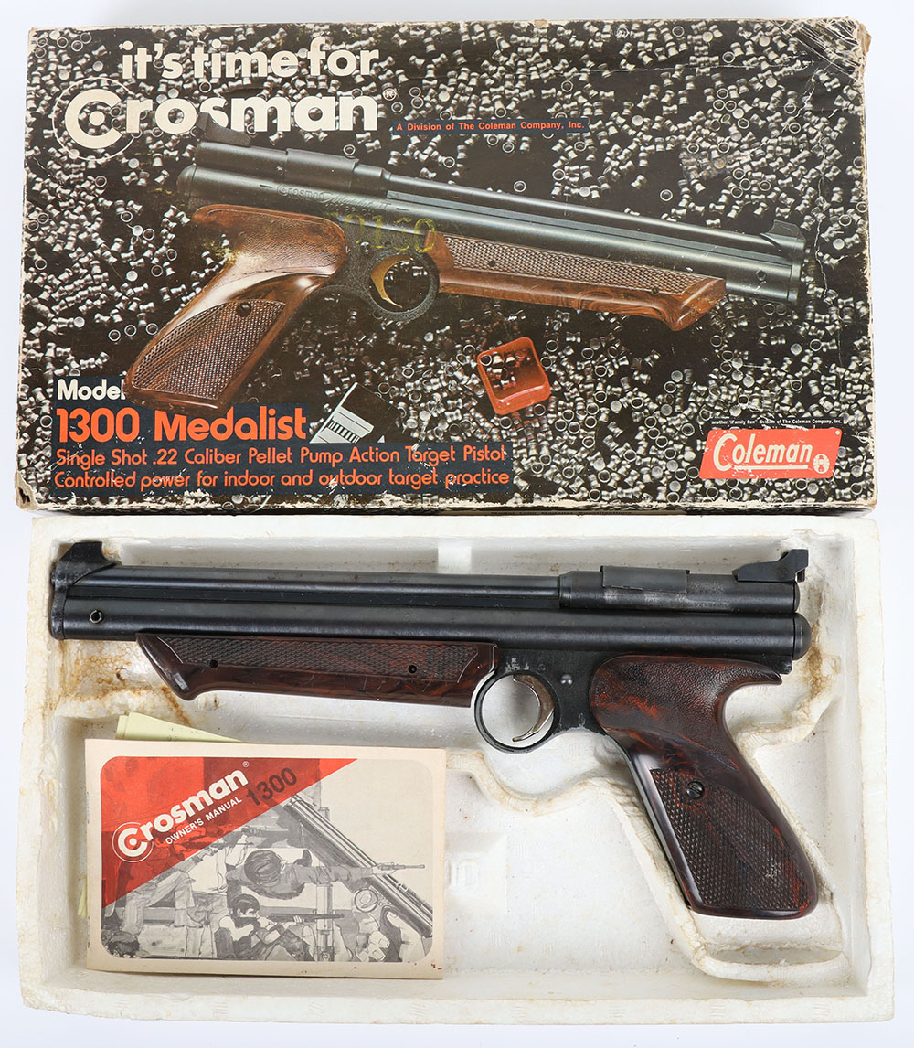 #620 – Crosman Model 1300 Medalist II .22 Pump Action Air Pistol