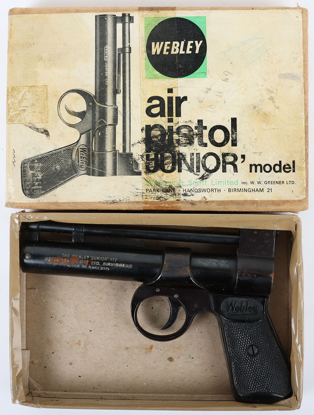 #637 – .177 Webley Junior Air Pistol,