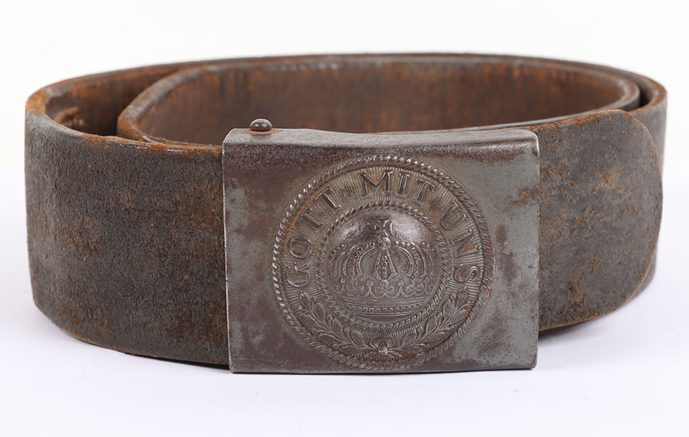 #696 – WW1 German Prussian M-1915 Combat Belt and Buckle