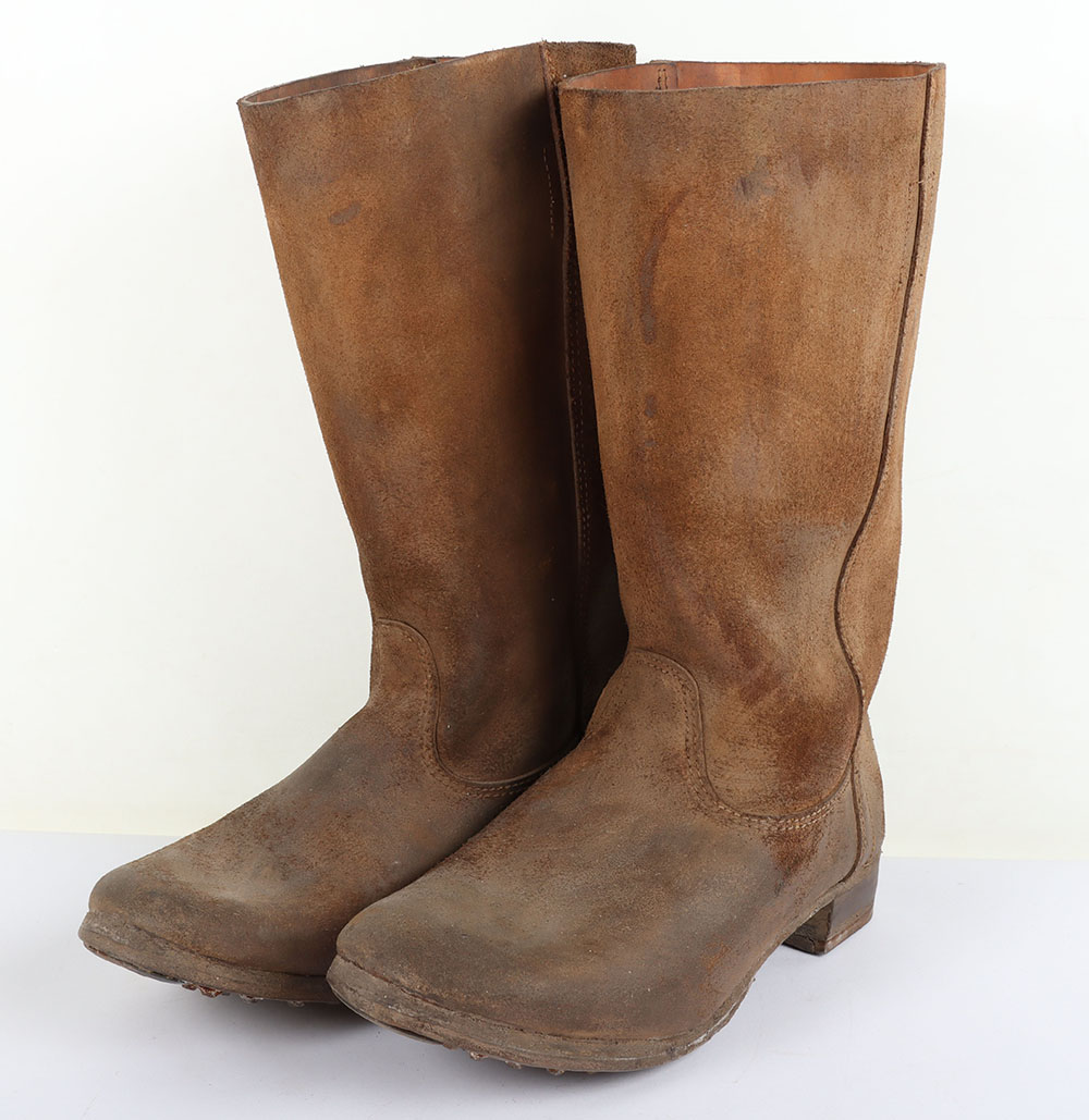 #718 – Pair of WW1 Style German Other Ranks Boots