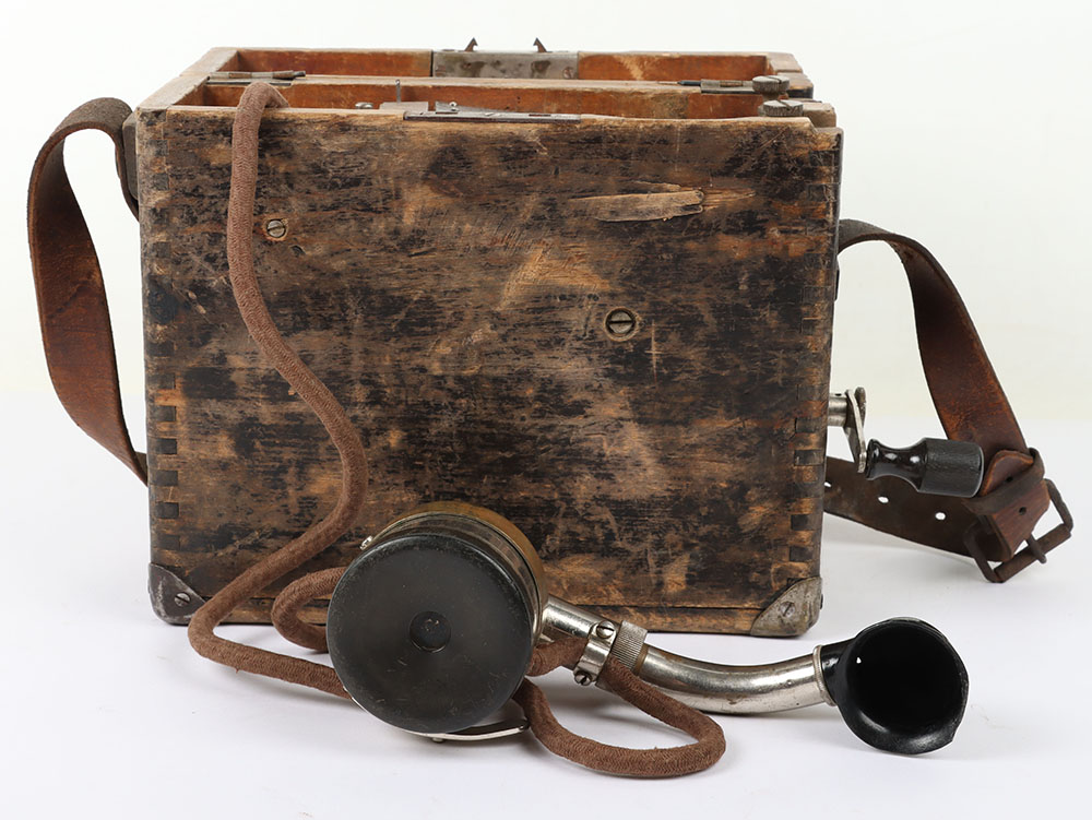 #740 – WW1 German Portable Trench Telephone