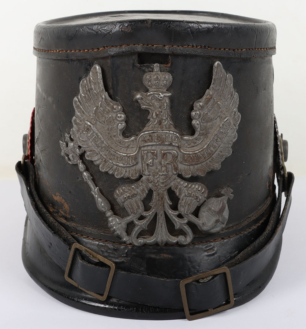 #771 – WW1 German M-15 Prussian Jager Shako