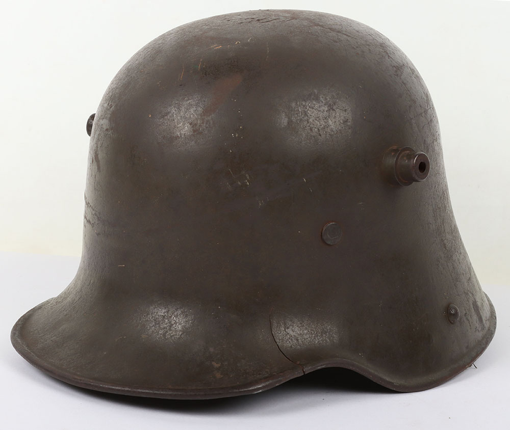 #787 – WW1 German M-17 Steel Combat Helmet Shell