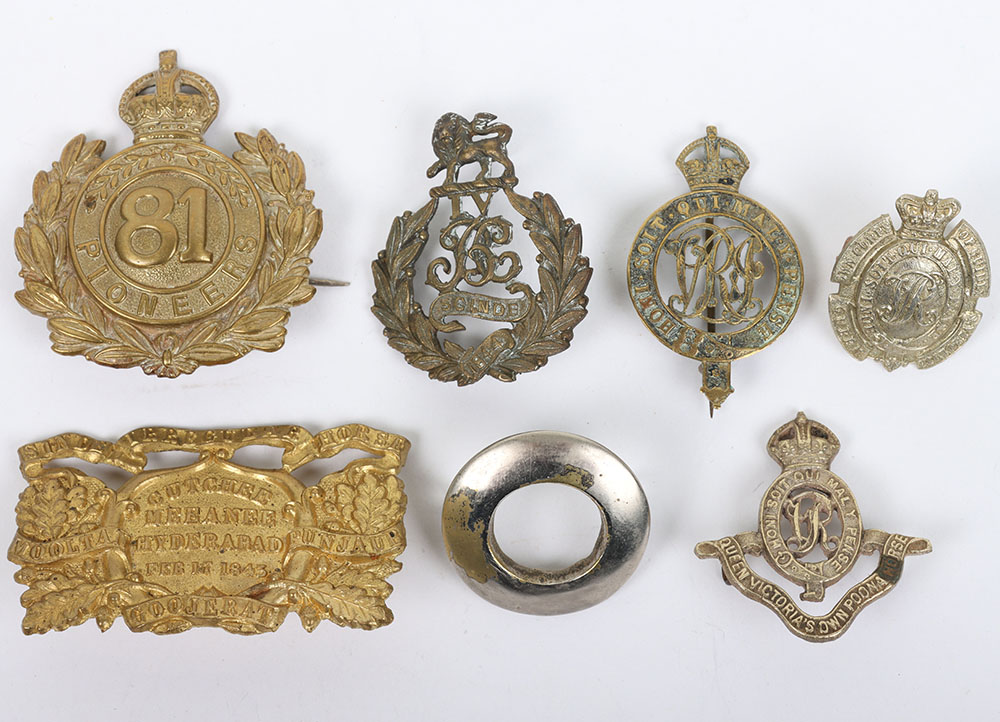 #82 – 7x Indian Army Headdress Badges