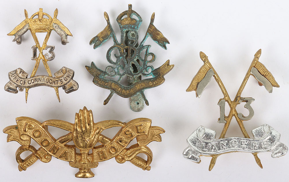 #83 – 4x Indian Army Cavalry Badges