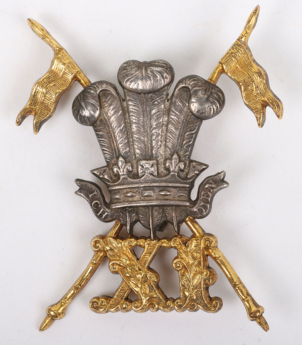 #84 – Indian Army 11th King Edwards Own Lancers (Probyns Horse) Officers Headdress Badge