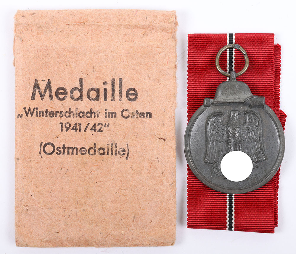 #895 – WW2 German Eastern Front Campaign Medal by Richard Simm & Sohne, Gablonz