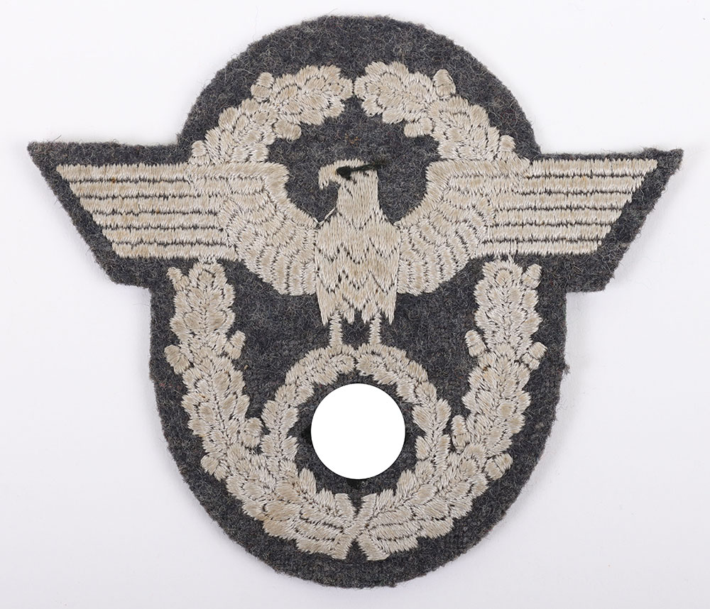 #985 – Rare Third Reich Police Arm Eagle