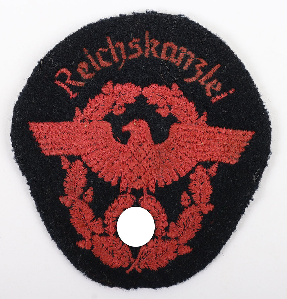 #992 – Rare Third Reich Fire Brigade Arm Badge for Adolf Hitler’s Reichchancellery (Reichskanzlei)