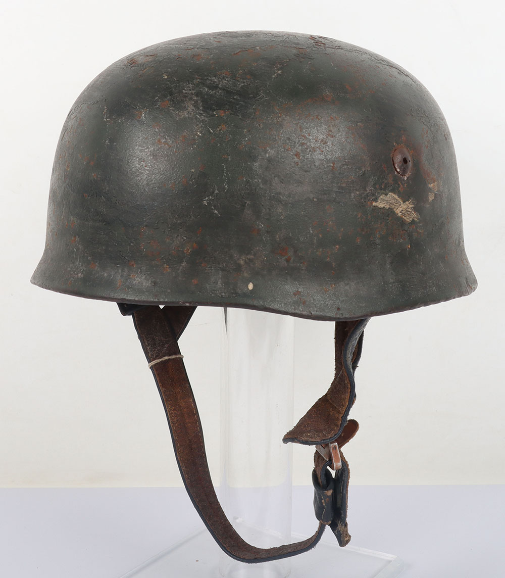 #1053 – WW2 German Luftwaffe Paratroopers (Fallschirmjäger) M-38 Steel Combat Helmet