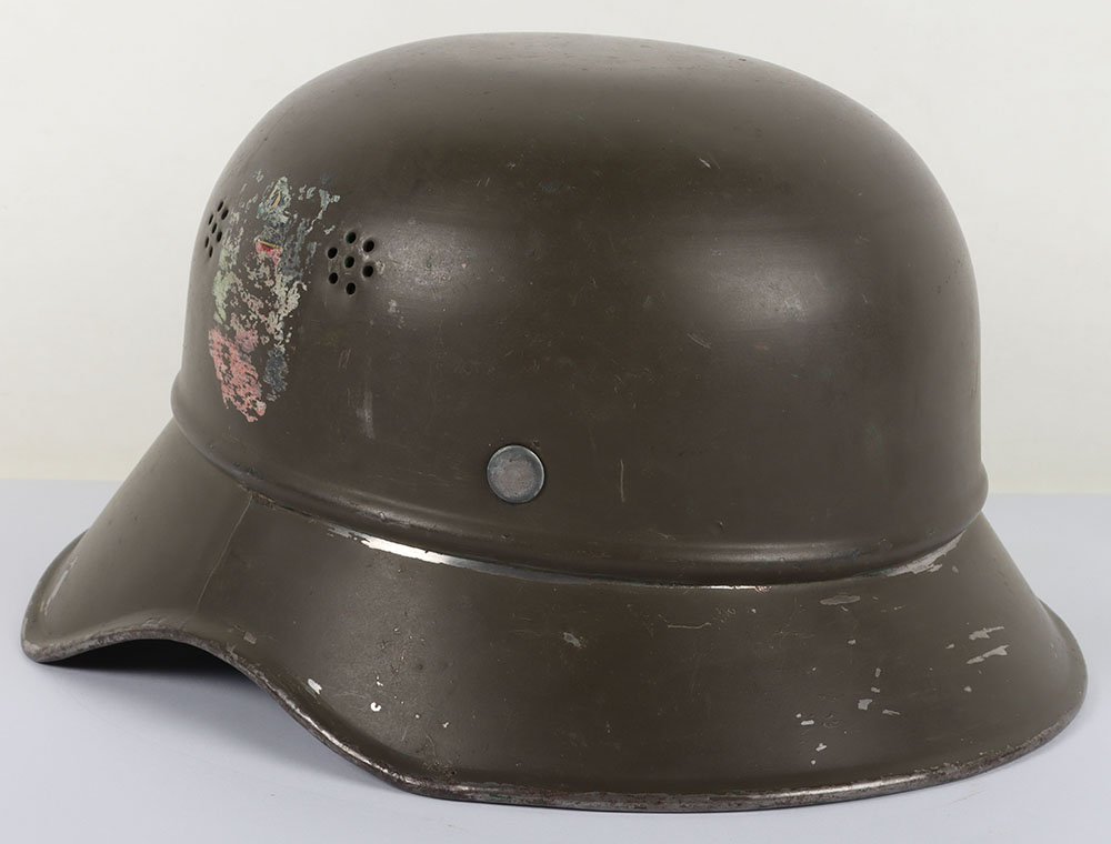 #1056 – WW2 Bulgarian Luftschutz Steel Helmet