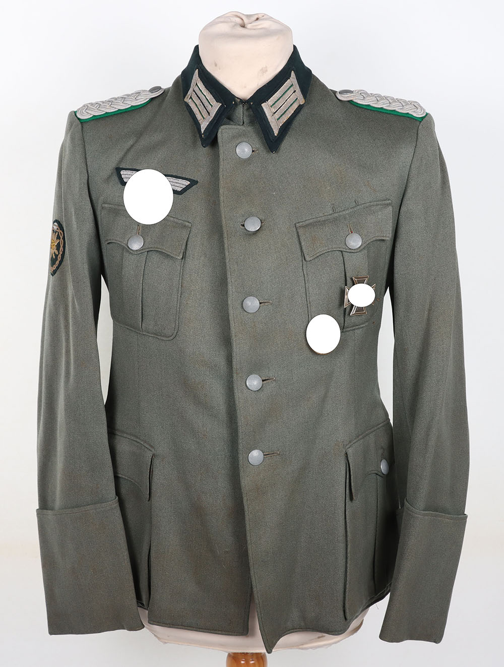 #1057 – WW2 German Army Mountain Troops (Gebirgsjäger) Majors Combat Tunic