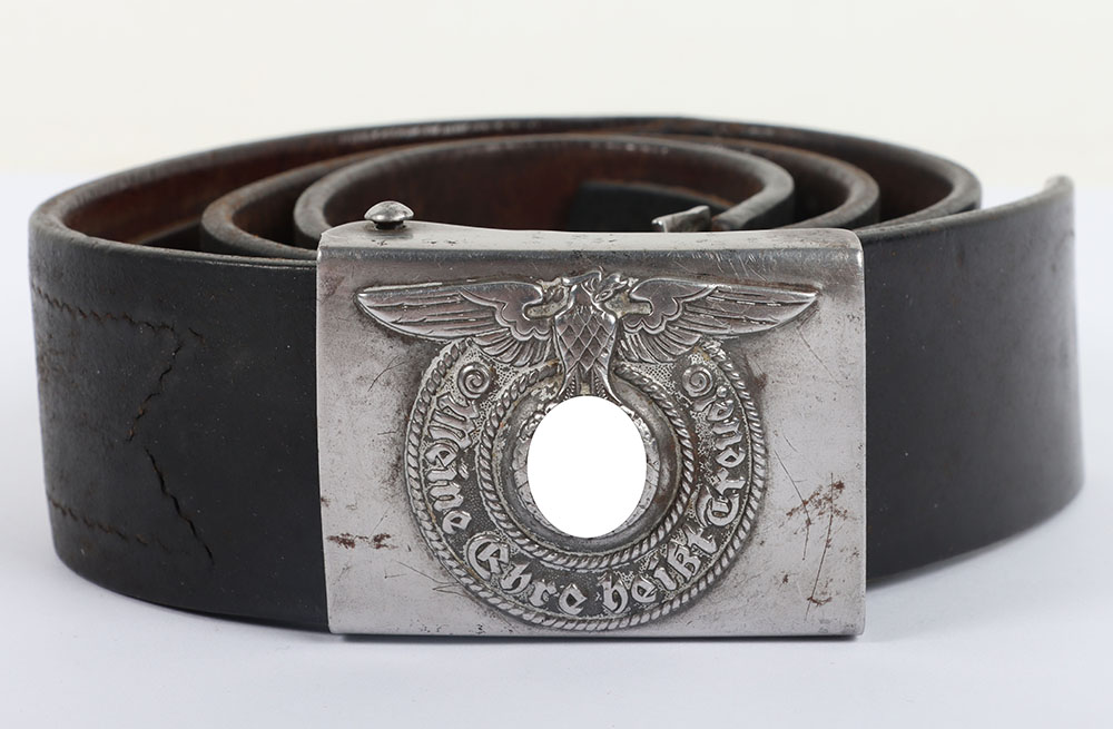 #1063 – WW2 German Waffen-SS Belt and Buckle