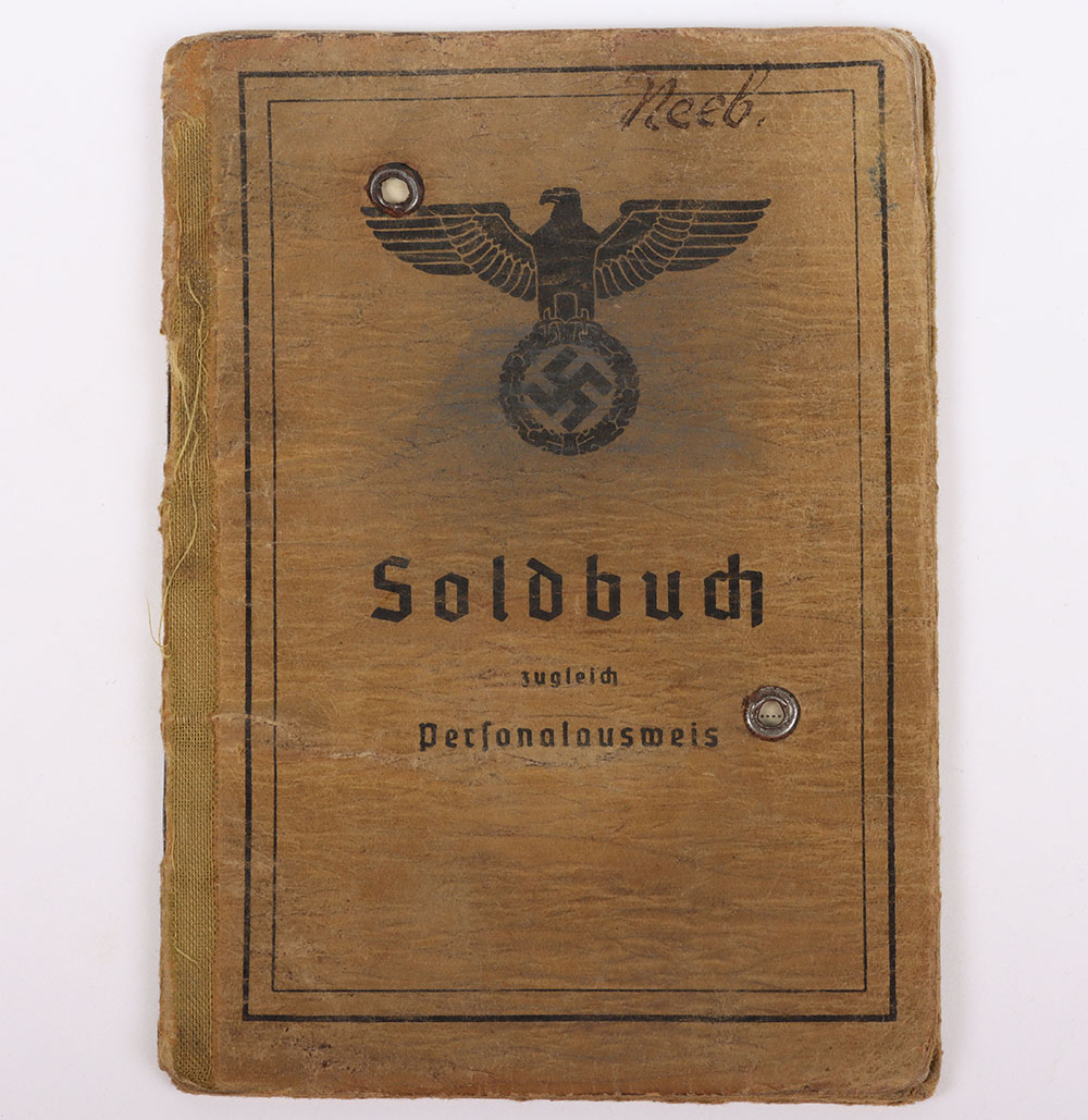 #1098 – WW2 German Army Soldbuch 1,/Bau-Ersatz Battalion Nr12 (Construction Replacement Battalion)