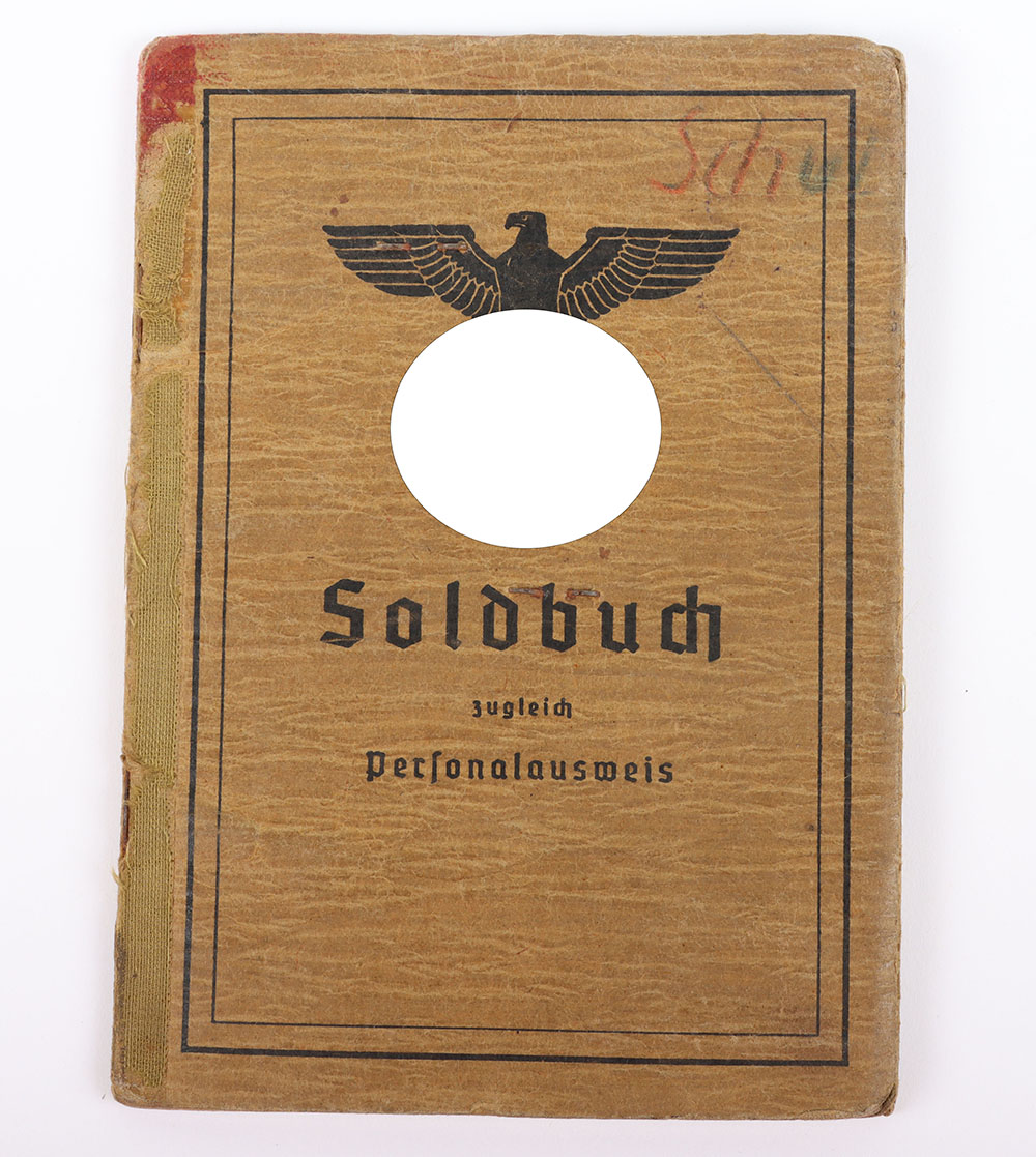 #1102 – WW2 German Army Pioneers Soldbuch