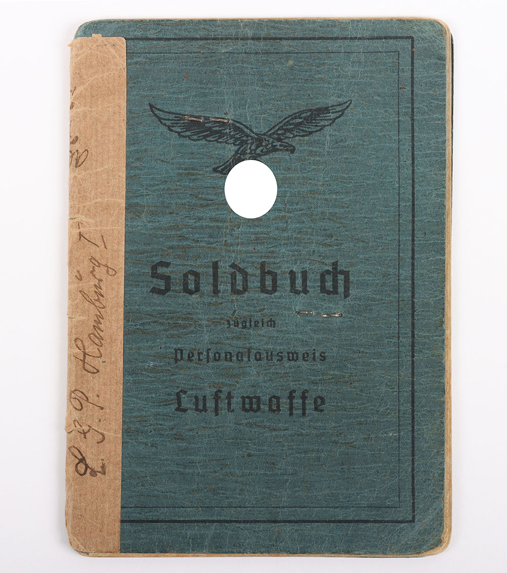 #1109 – WW2 German Luftwaffe Soldbuch LS-Abteilung Motorised 21