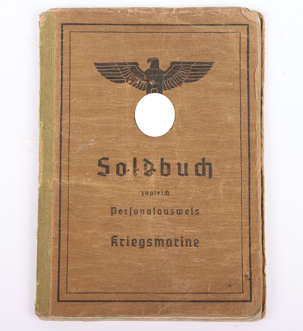 #1110 – WW2 German Kriegsmarine Issue Soldbuch