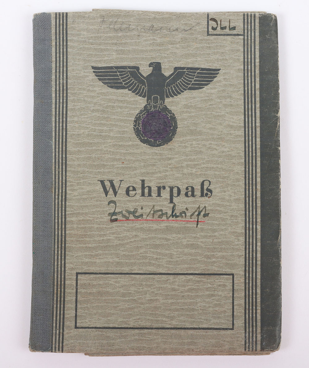 #1111 – WW2 German Army Signals Regiment 512 Wehrpass