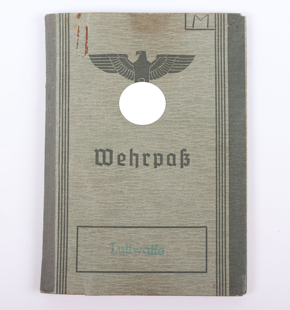 #1112 – WW2 German Luftwaffe Flak Ersatz Abteilung 92 Wehrpass