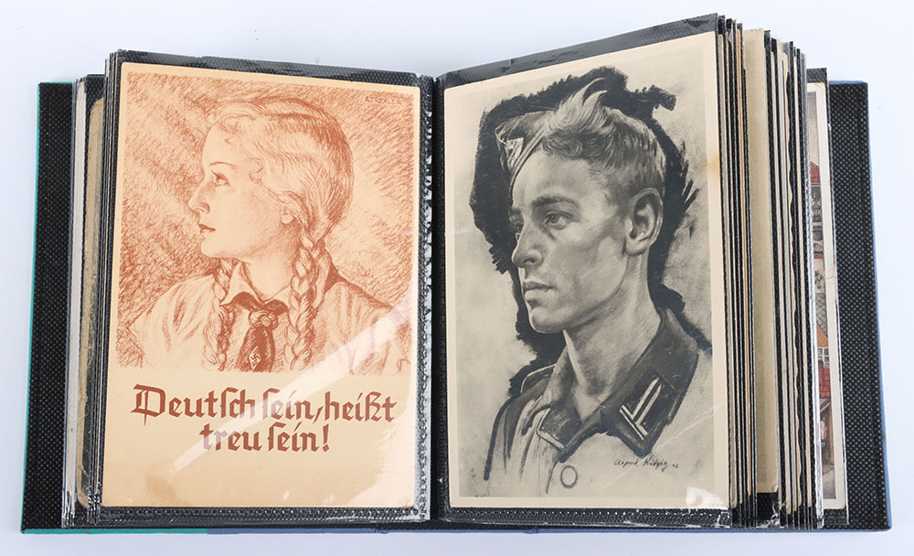 #1142 – Collection of Third Reich Postcards