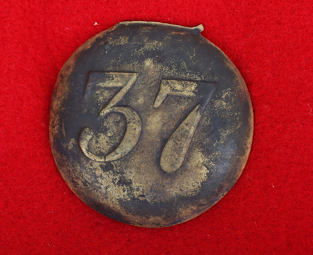 #122 – 37th (North Hampshire) Regiment of Foot Excavated Belt Plate