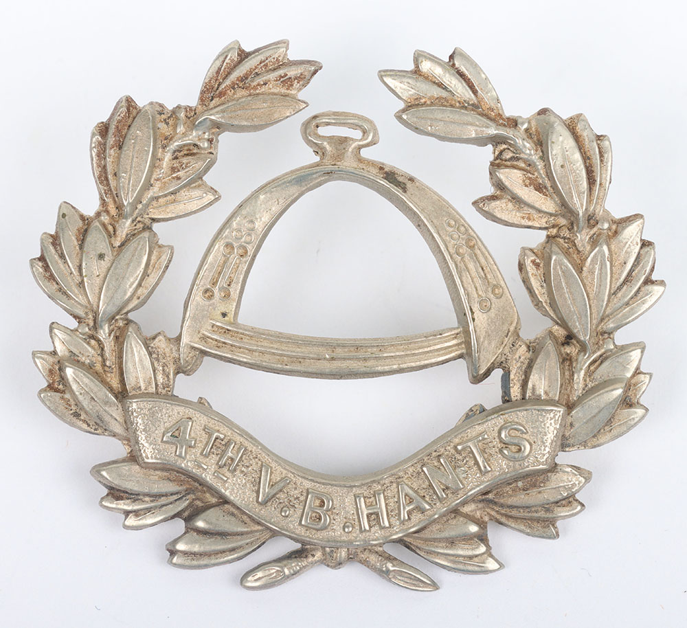 #141 – 4th Volunteer Battalion Hampshire Regiment Cap Badge 1902-08