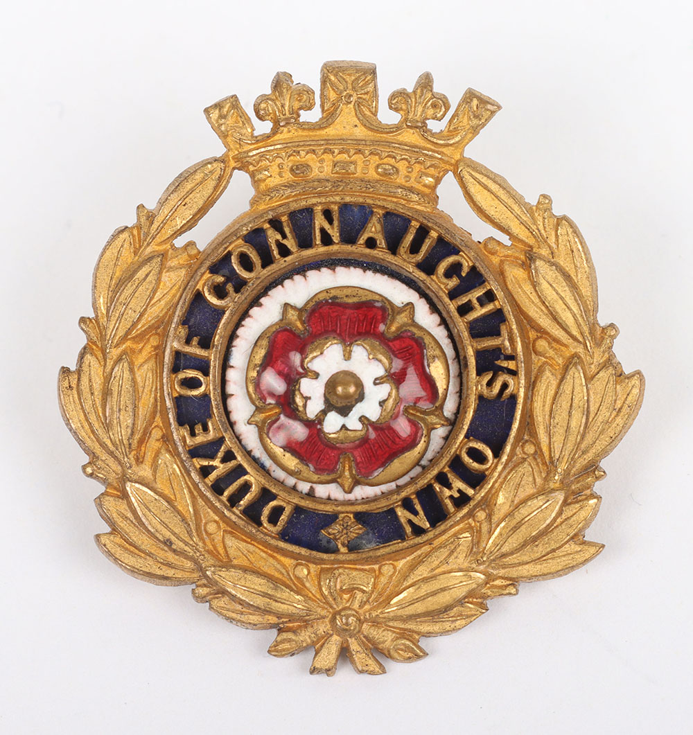 #144 – Scarce 3rd Volunteer Battalion Hampshire Regiment Officers Cap Badge 1893-1908