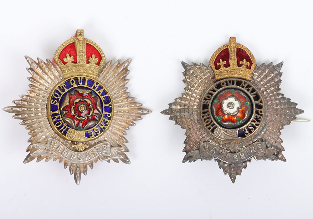 #149 – Hampshire Regiment Officers Cap Badge