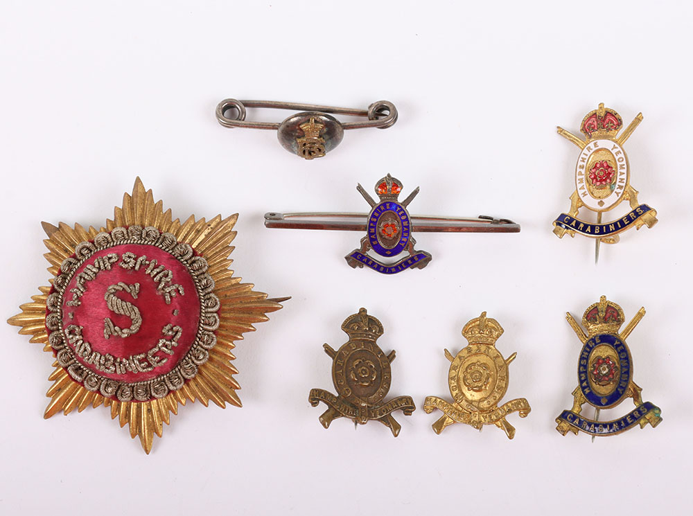 #172 – Hampshire Yeomanry Carabineers Sweetheart Brooches