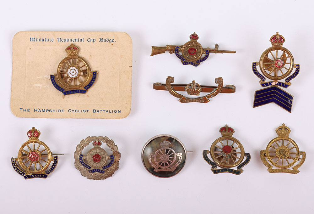 #175 – Hampshire Cyclist Battalion Regimental Sweetheart Brooches