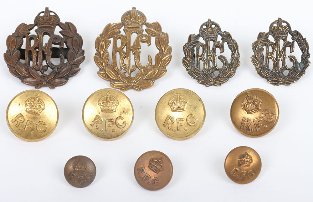 #190 – Grouping of Royal Flying Corps Badges