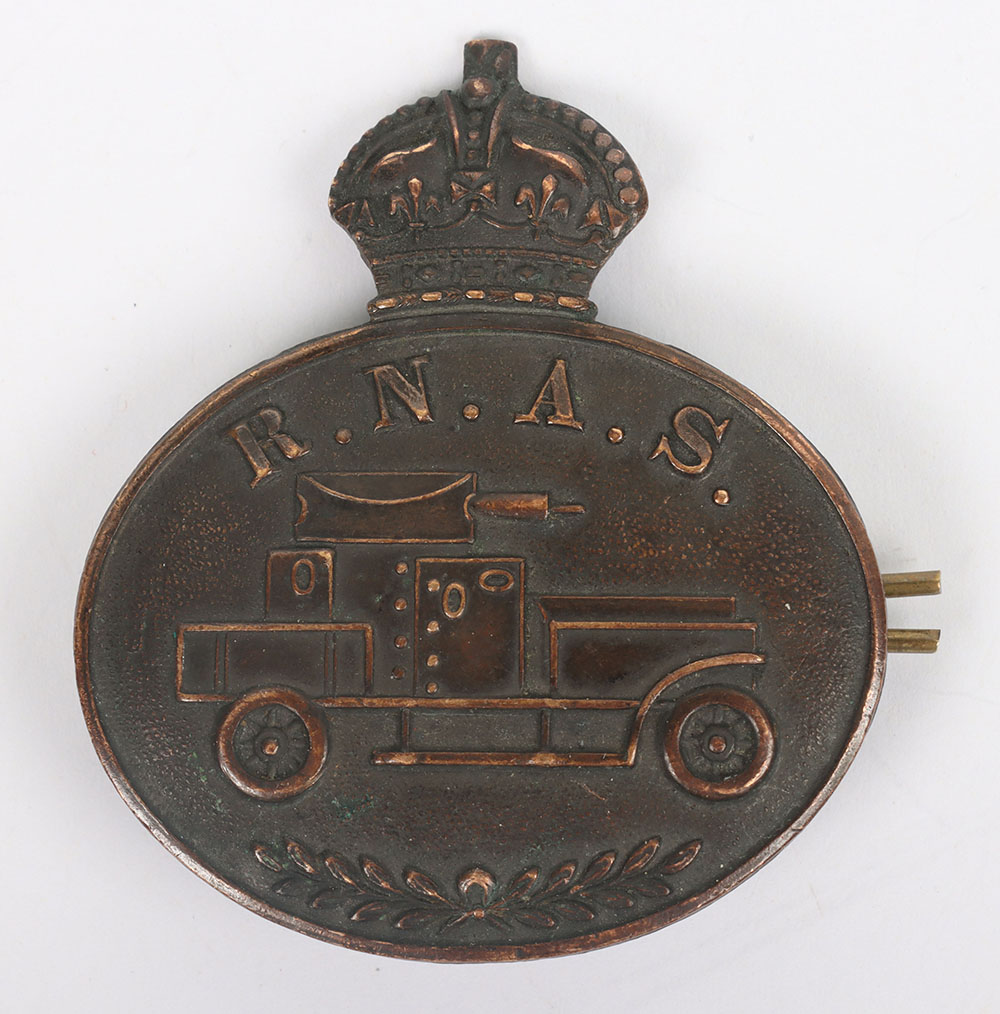 #191 – WW1 Royal Naval Air Service Armoured Car Squadron Collar Badge