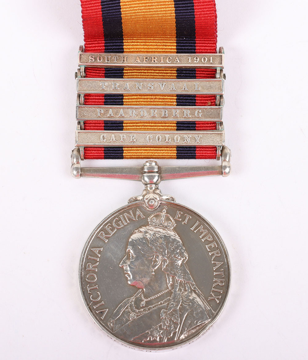 #21 – British Queens South Africa Medal to the 2nd Battalion Hampshire Regiment