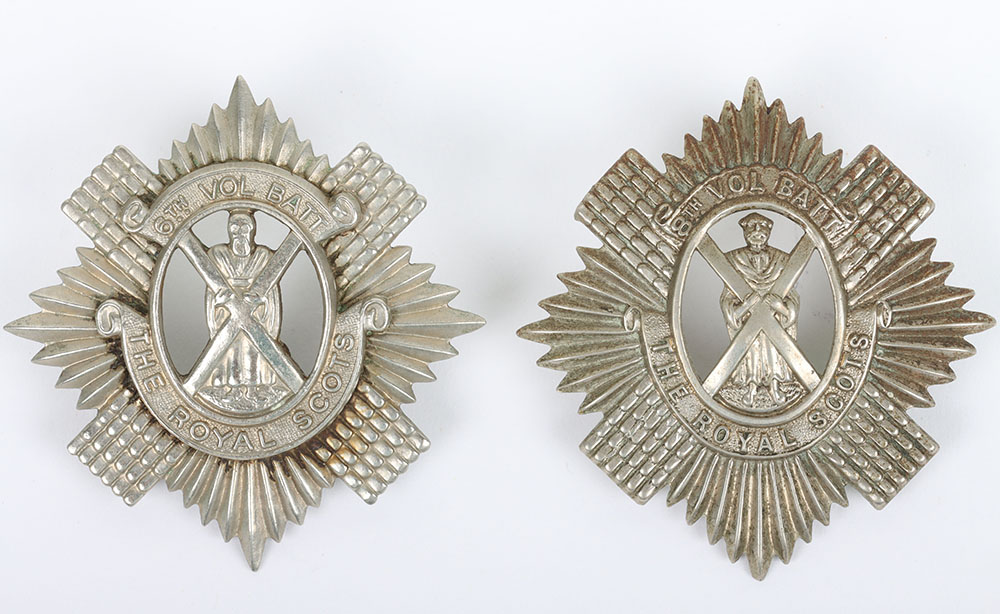 #258 – 6th & 8th Volunteer Battalion The Royal Scots Glengarry Badges