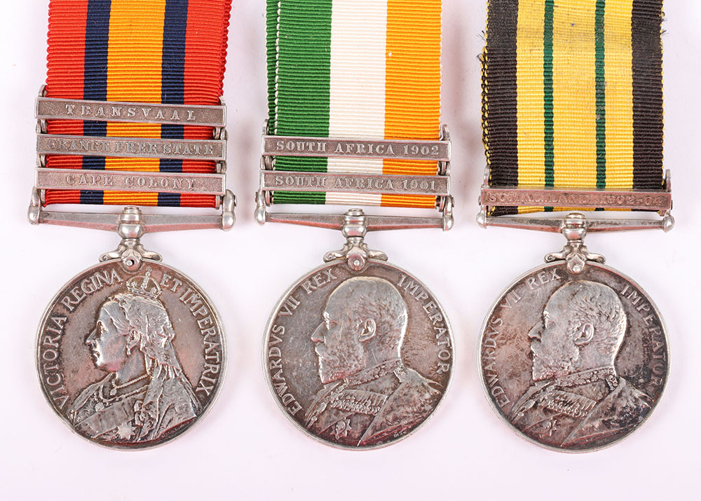 #26 – An Interesting Medal Group of 3 to a Soldier in the Hampshire Regiment Who Died of Heatstroke During the Somaliland Campaign in 1903