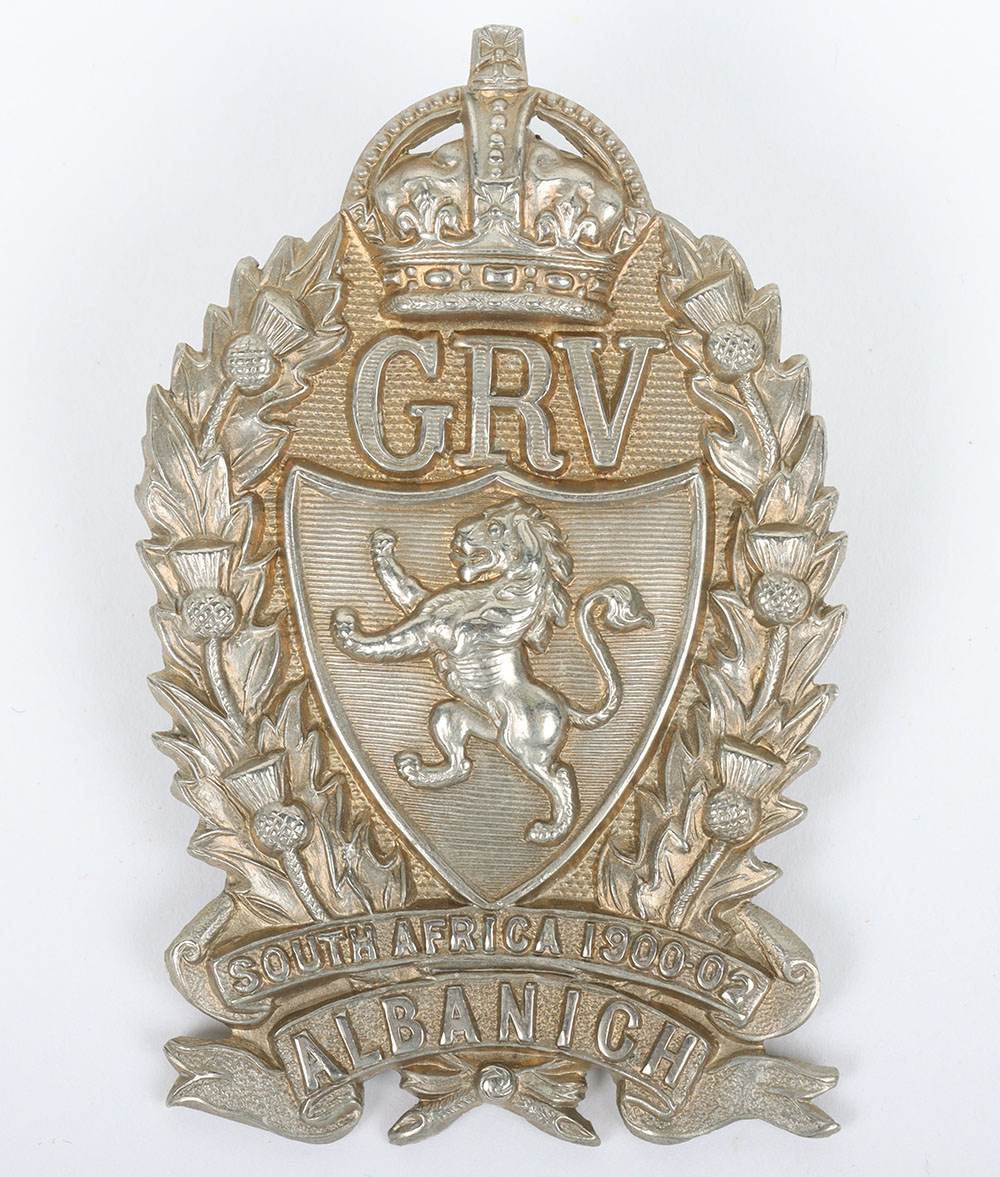 #263 – Galloway Rifle Volunteers Glengarry Badge 1902-1908