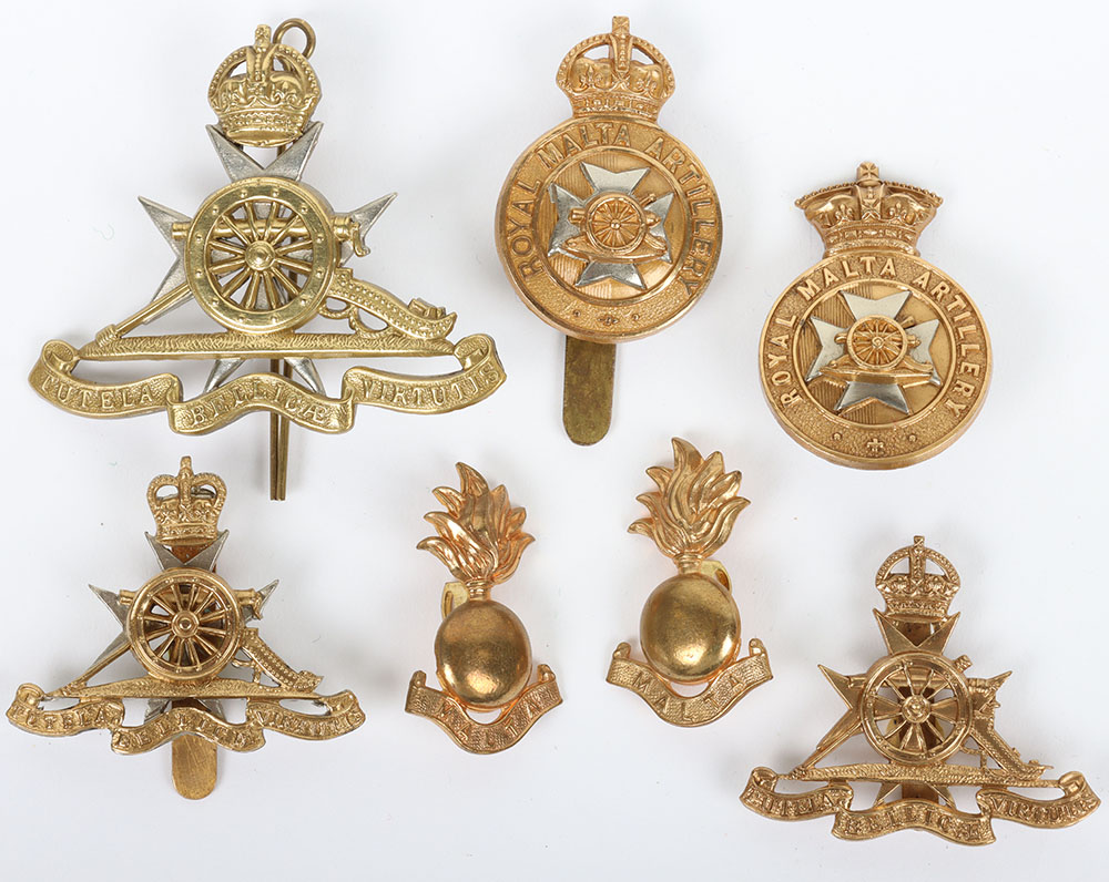 #271 – Grouping of Malta Artillery Badges