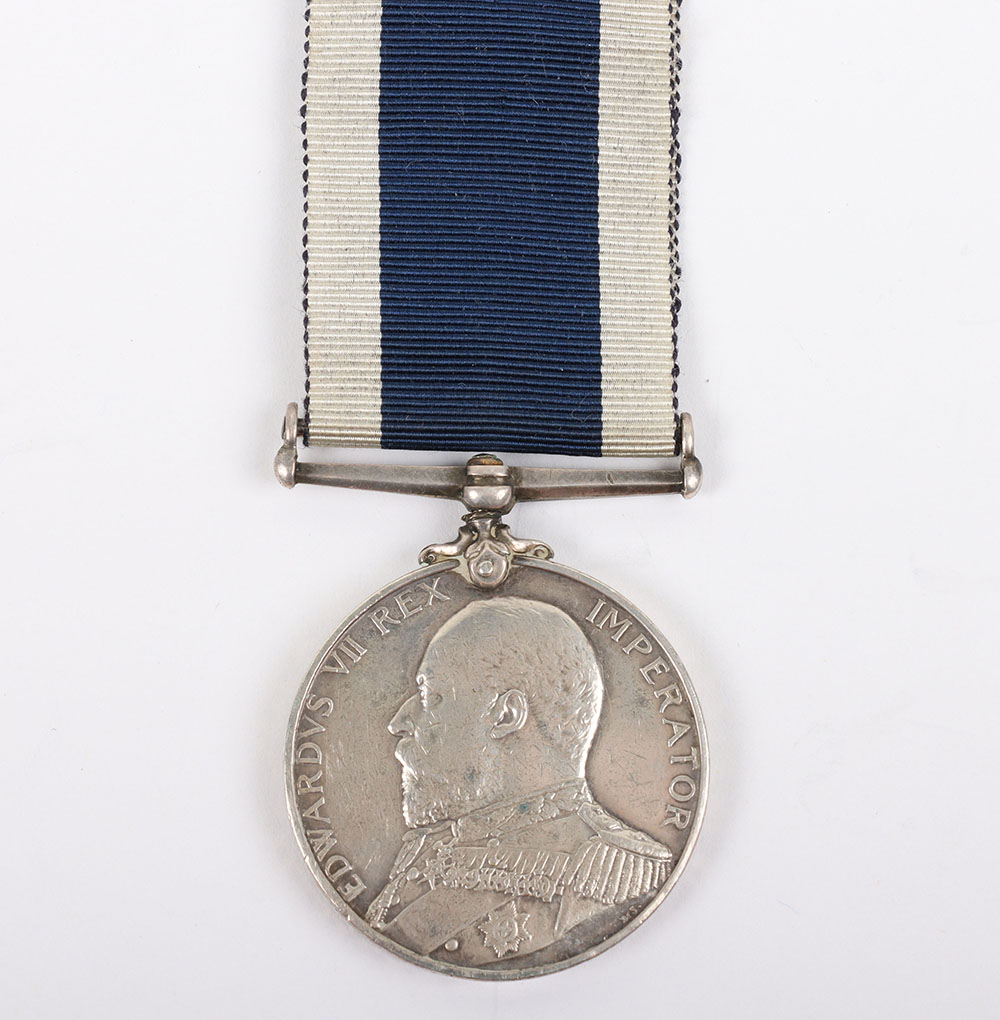 #33 – Royal Navy Long Service and Good Conduct Medal to a Chief Cook HMS Naiad