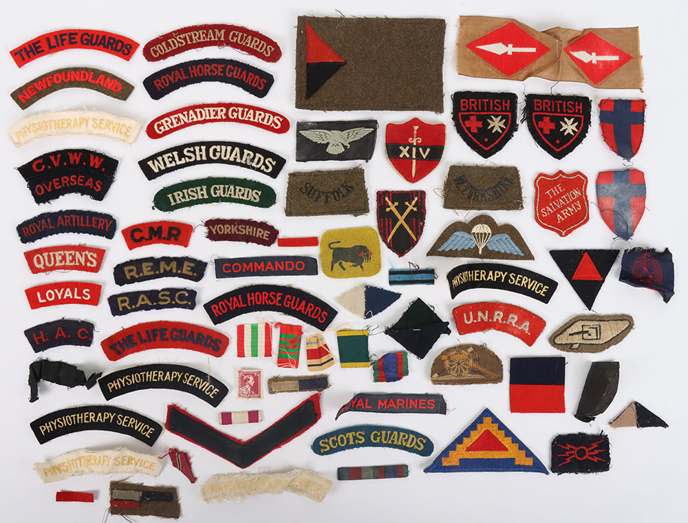 #340 – Quantity of WW2 British Cloth Insignia