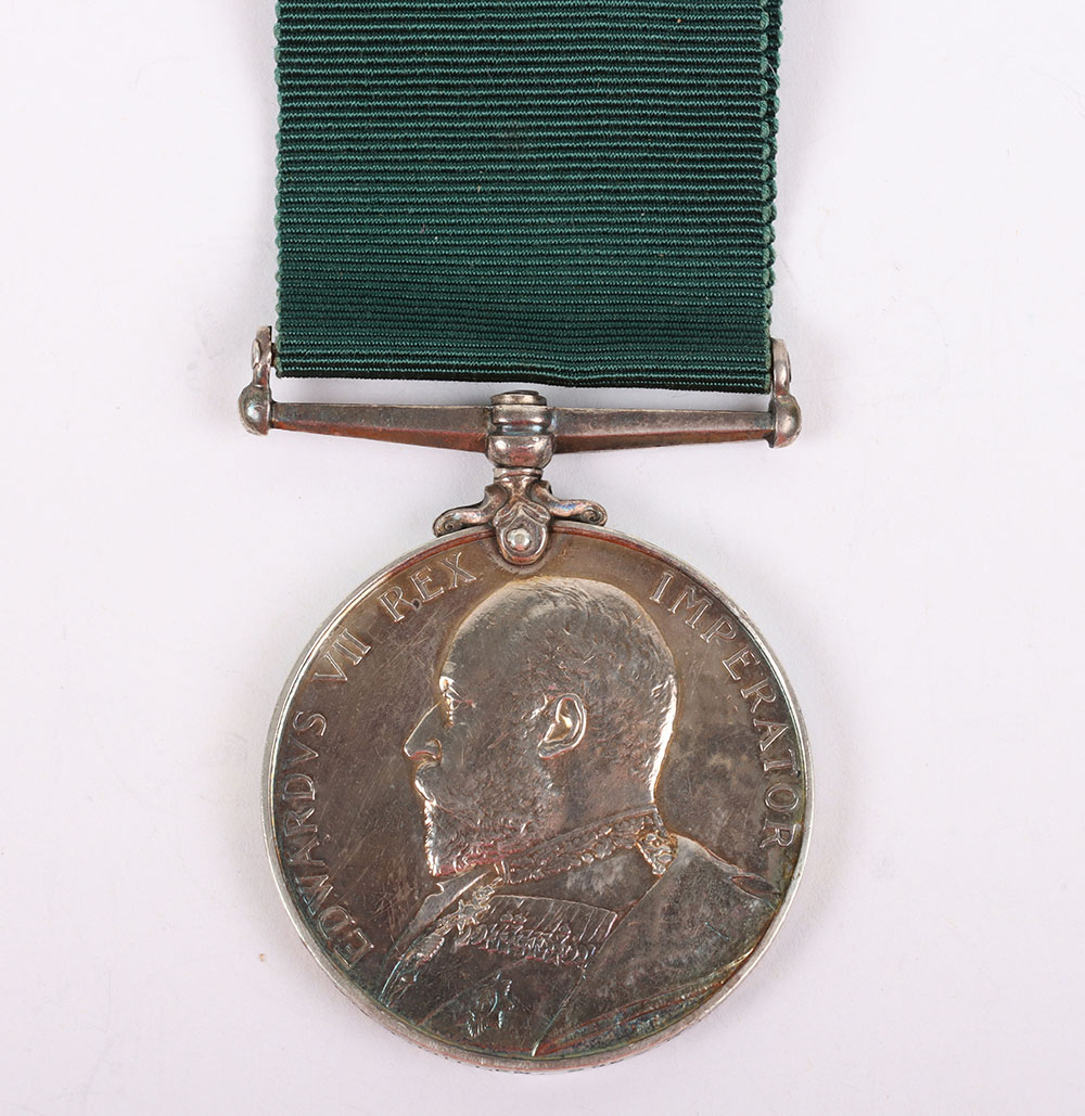 #36 – Edwardian Volunteer Long Service Medal to the 2nd Volunteer Battalion Hampshire Regiment