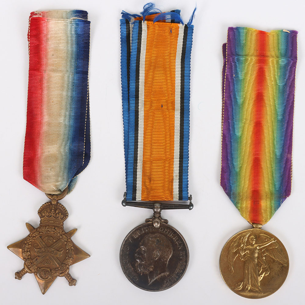 #40 – Great War 1914 Star Medal Trio to the 17th (Duke of Cambridge’s Own) Lancers,