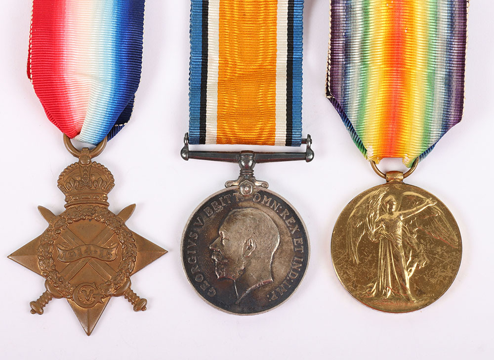 #43 – A Poignant Great War 1914-15 Star Medal Trio to a Mechanic in the Royal Flying Corps Who Having Survived the Great War, Was Killed During an Enemy Air Raid on the Southampton Supermarine Works in September 1940